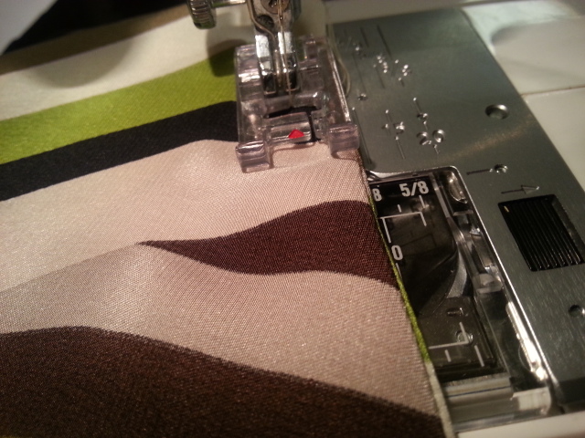 Sewing shoulder seams - right sides together